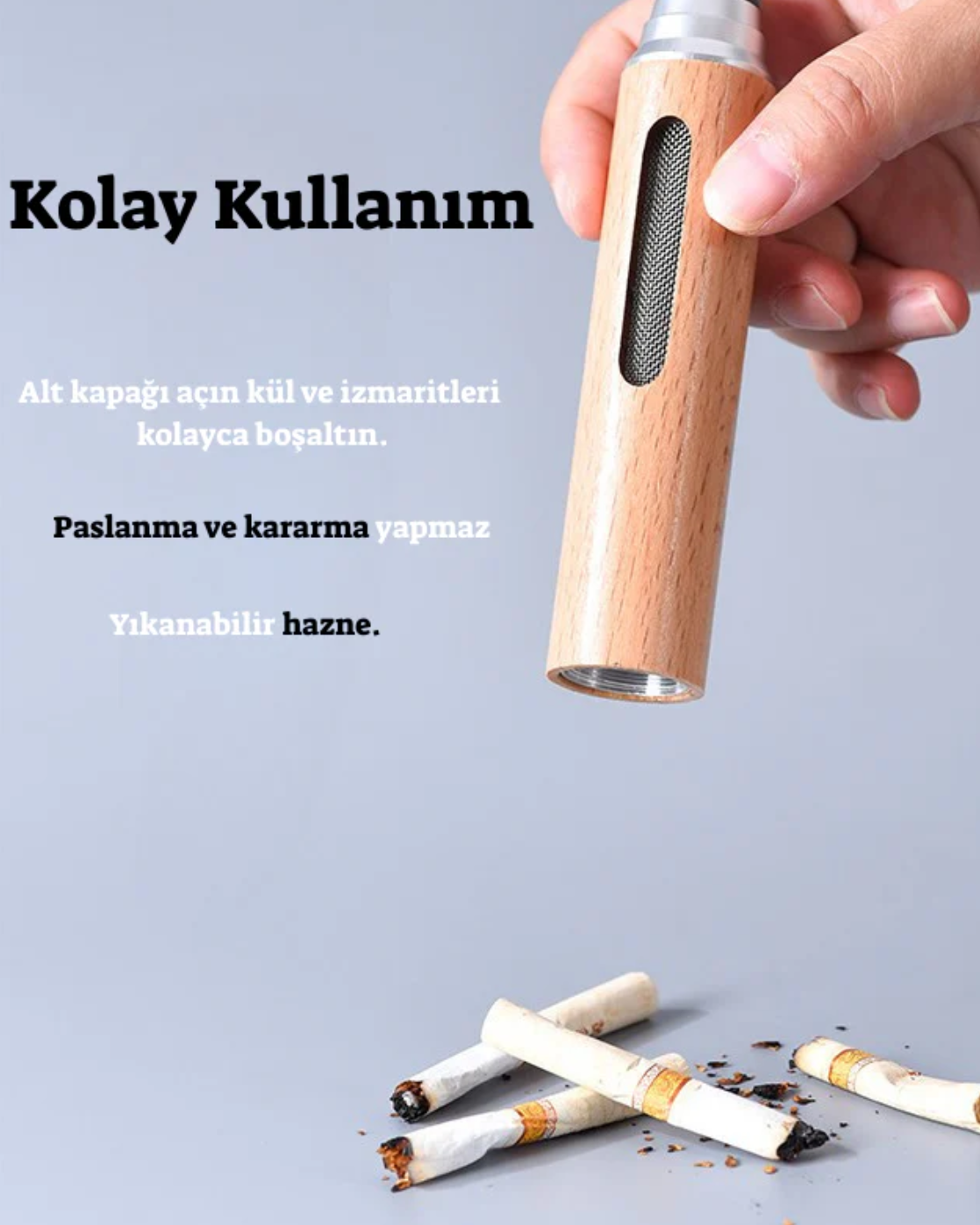 TİRMOVA Portatif Küllük